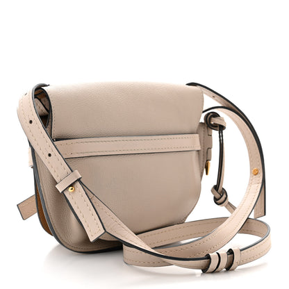 Loewe Grained Calfskin Small Gate Crossbody Bag Light Oat 3 of 9