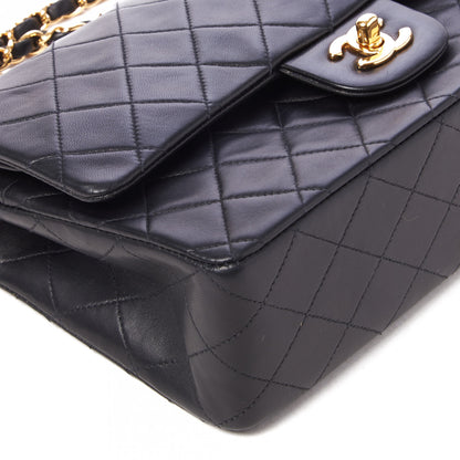 Chanel Lambskin Quilted Medium Double Flap Black 5 of 9