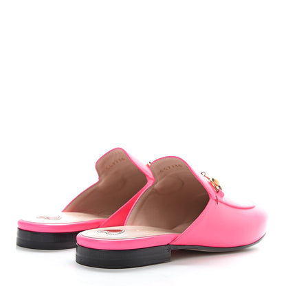 Gucci Calfskin Womens Princetown Slippers 36.5 Fuxia Fluo 4 of 9
