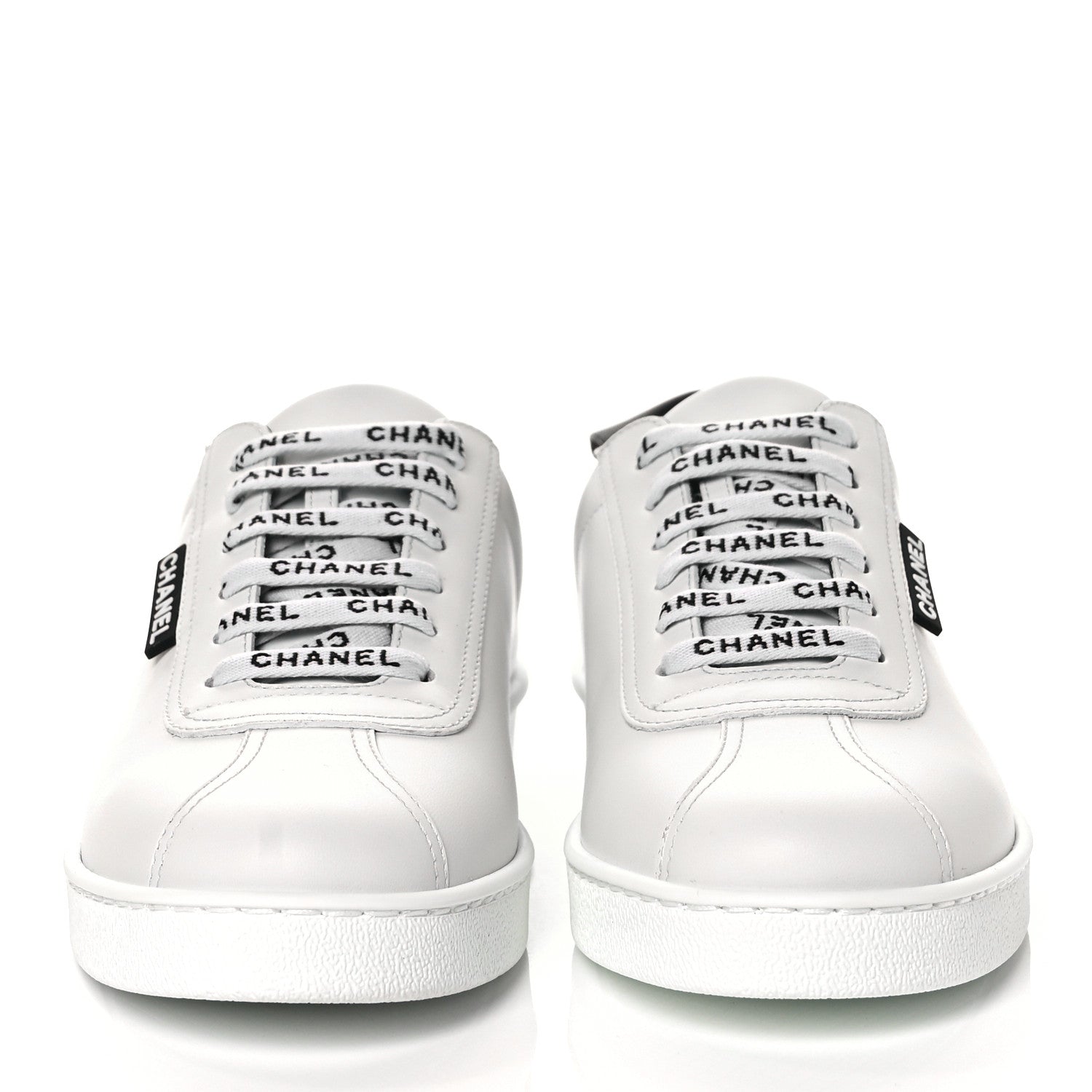 Chanel Calfskin CC Womens Sneakers 39.5 White 2 of 11