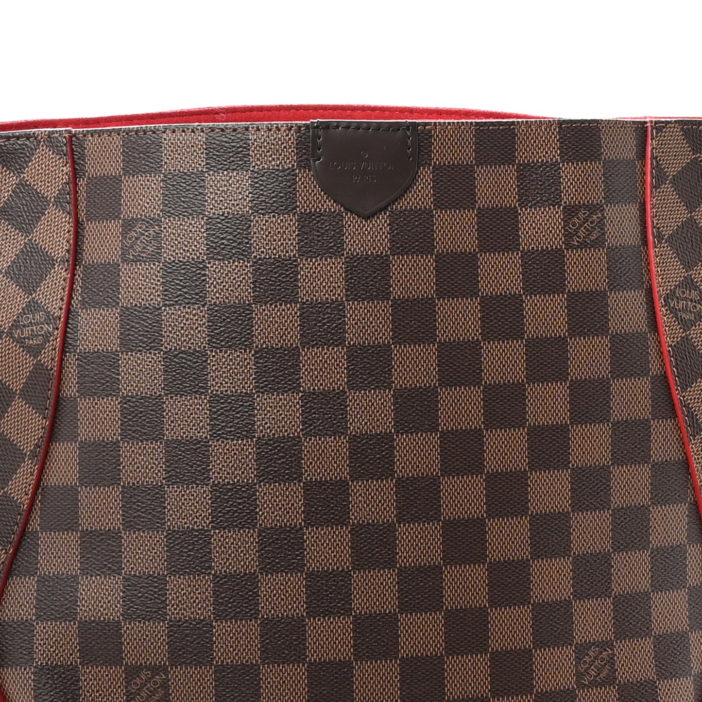 Damier Ebene Caissa Hobo Cherry