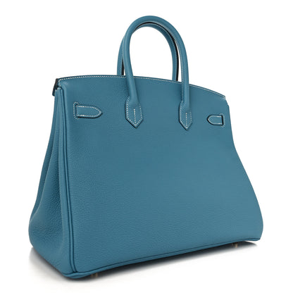 Hermes Togo Birkin 35 New Blue Jean 2 of 12