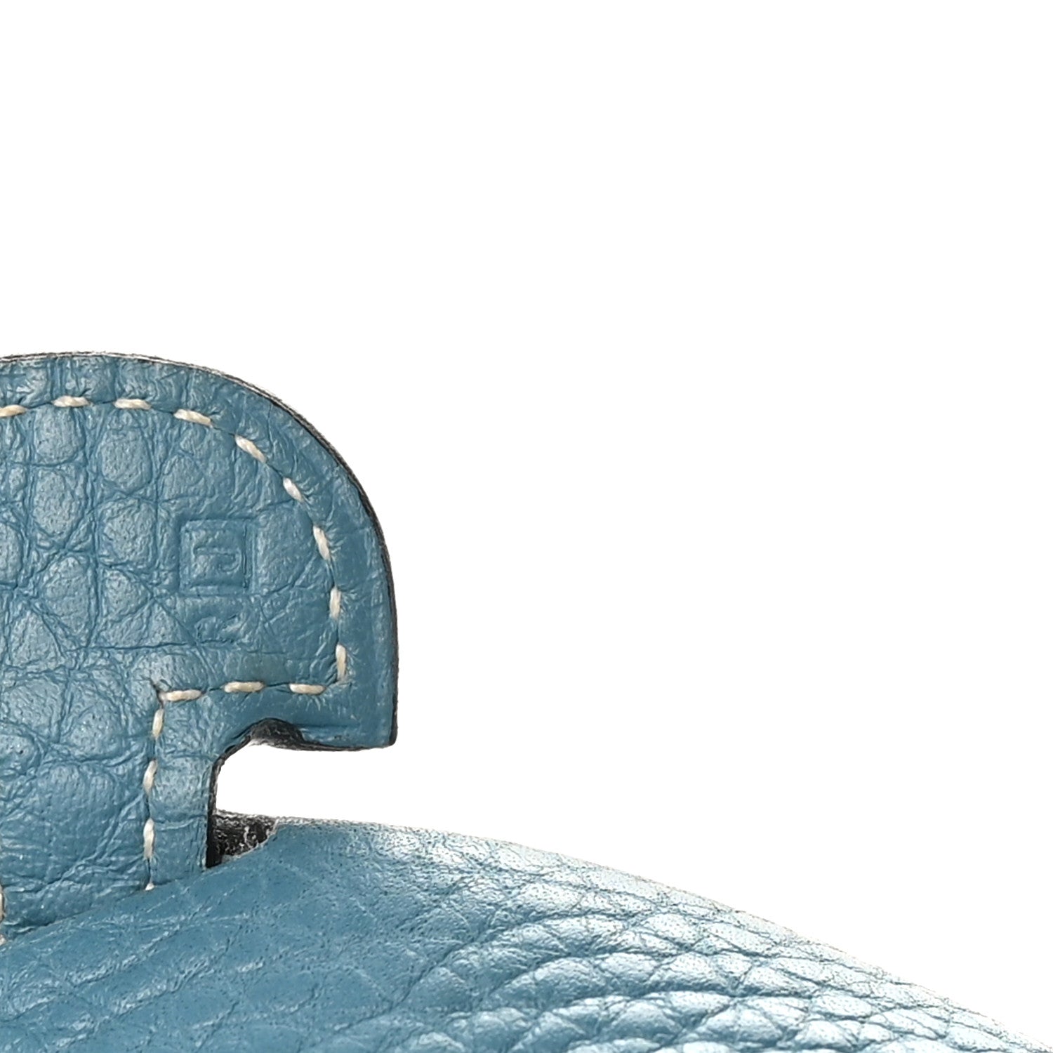 Hermes Taurillon Clemence Evelyne PM Blue Jean 6 of 10