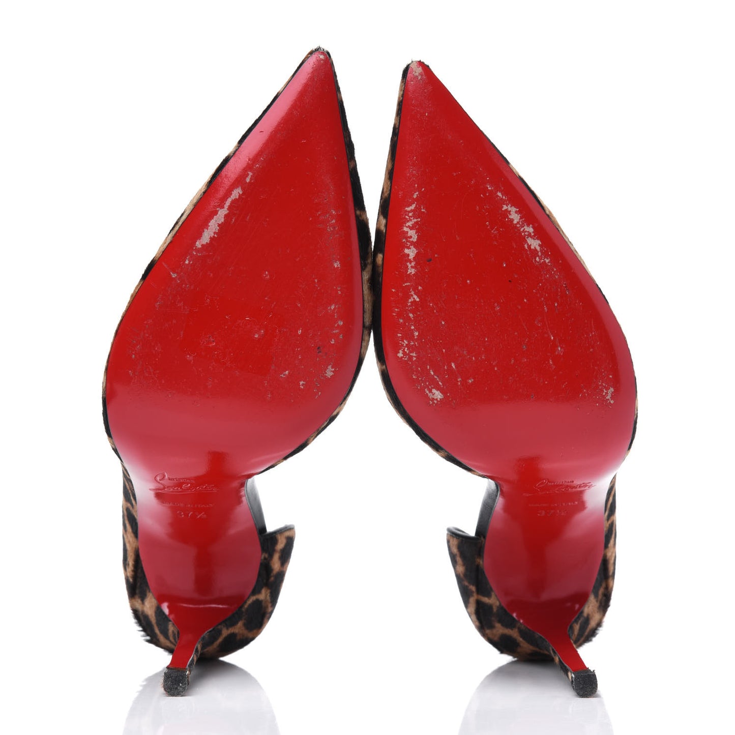 Pony Hair Leopard Iriza 100 Pumps 37.5 Brown