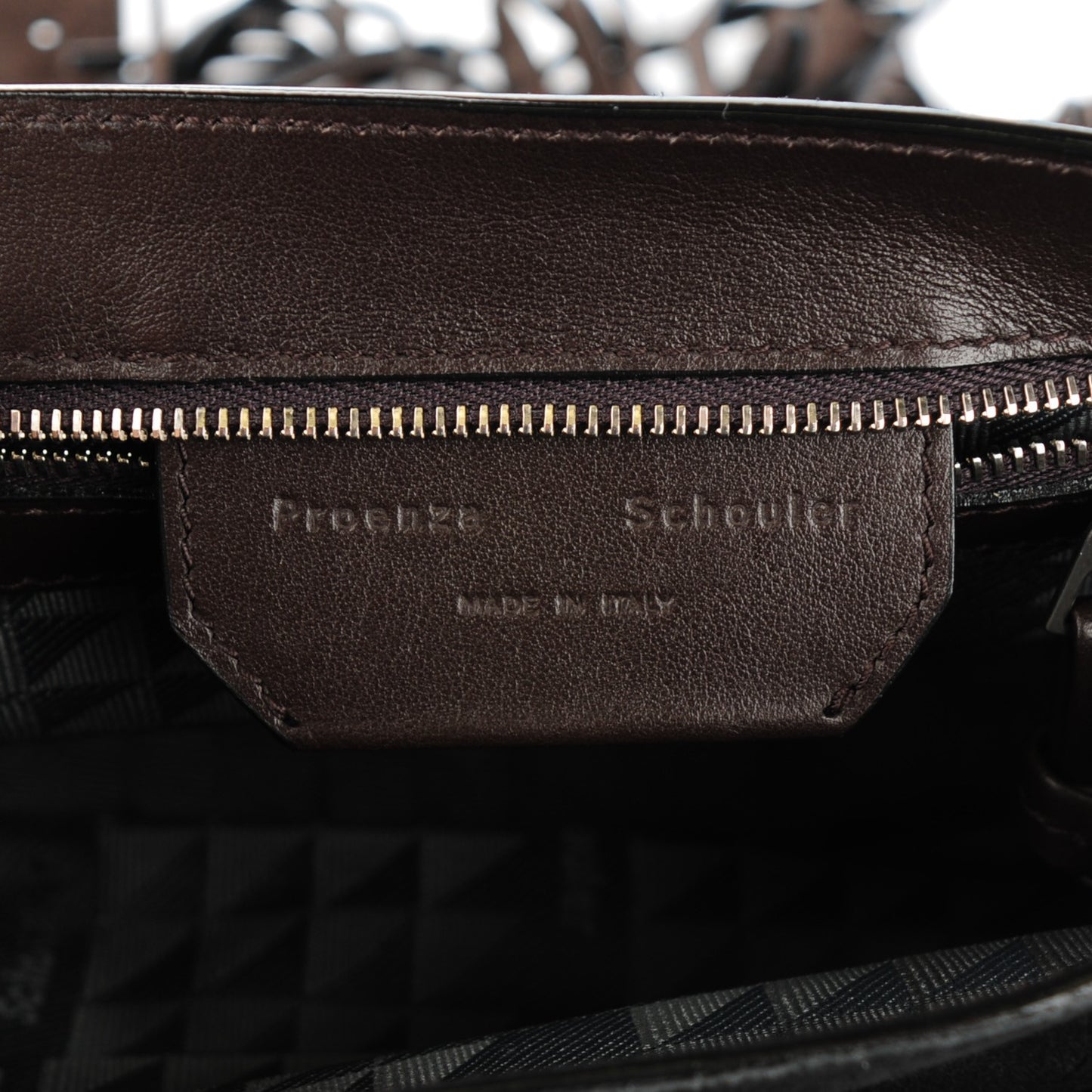 Suede Fringed PS1 Crossbody Pouch Messenger Black