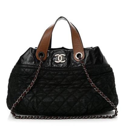Chanel Iridescent Calfskin Small In The Mix Tote Black 1 of 14