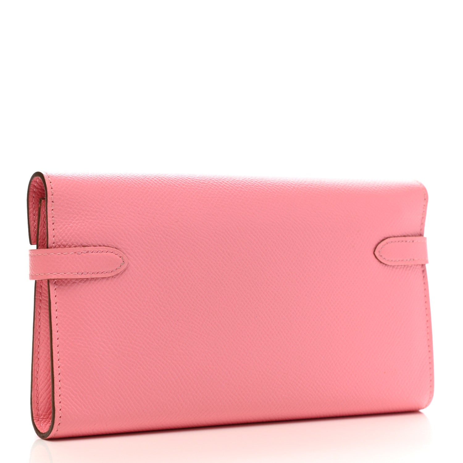 Hermes Epsom Kelly Longue Wallet Rose Confetti 3 of 10