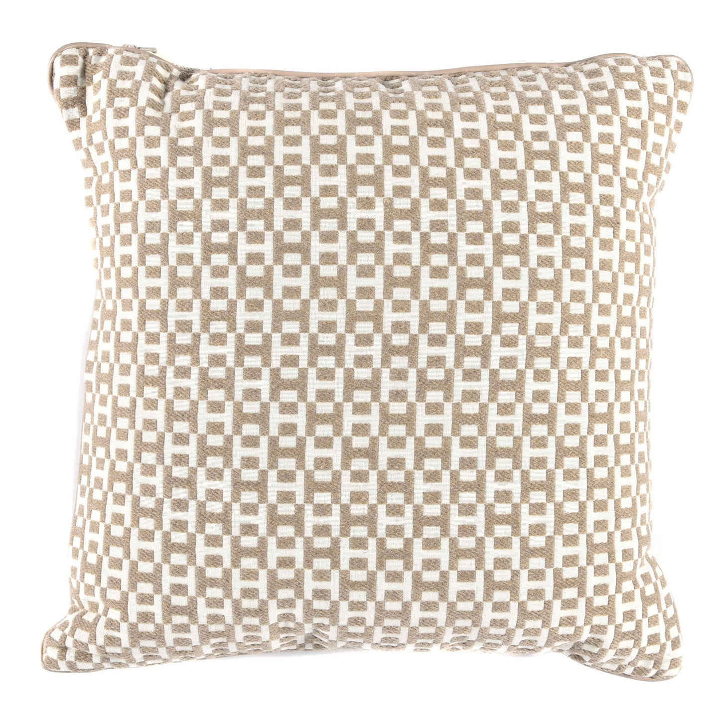 Cotton Canvas H Infini Pillow Sable