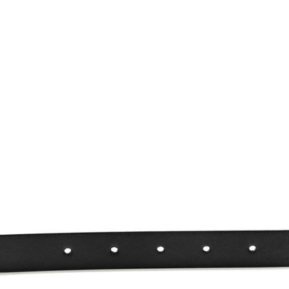 Christian Dior Calfskin Saddle Belt 95 38 Black 5 of 7