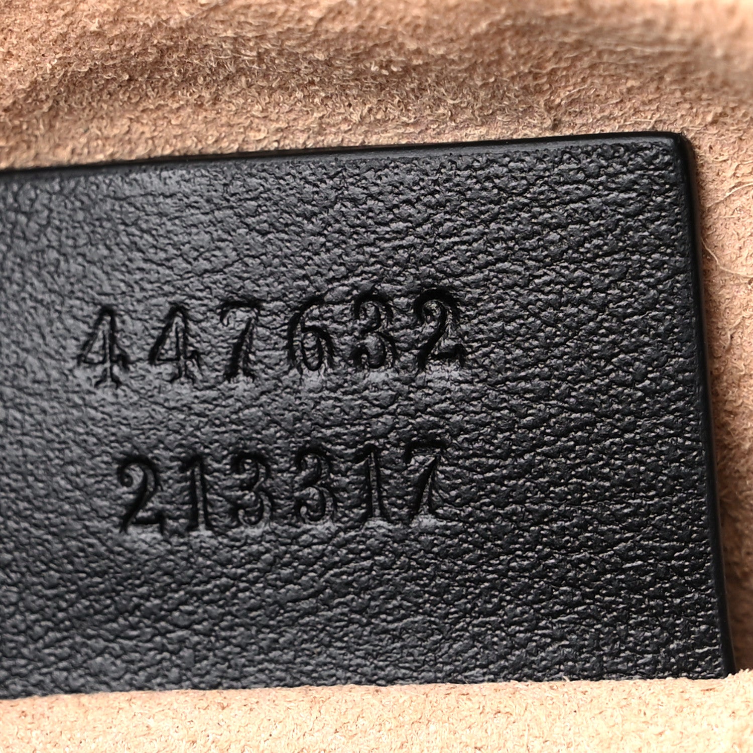 Gucci Calfskin Matelasse Small GG Marmont Chain Shoulder Bag Black 7 of 9