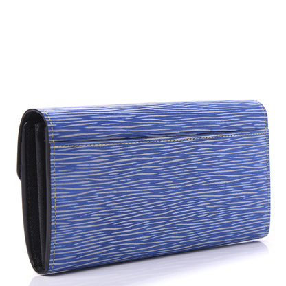 Louis Vuitton Epi Sarah Wallet NM Denim Light 6 of 20