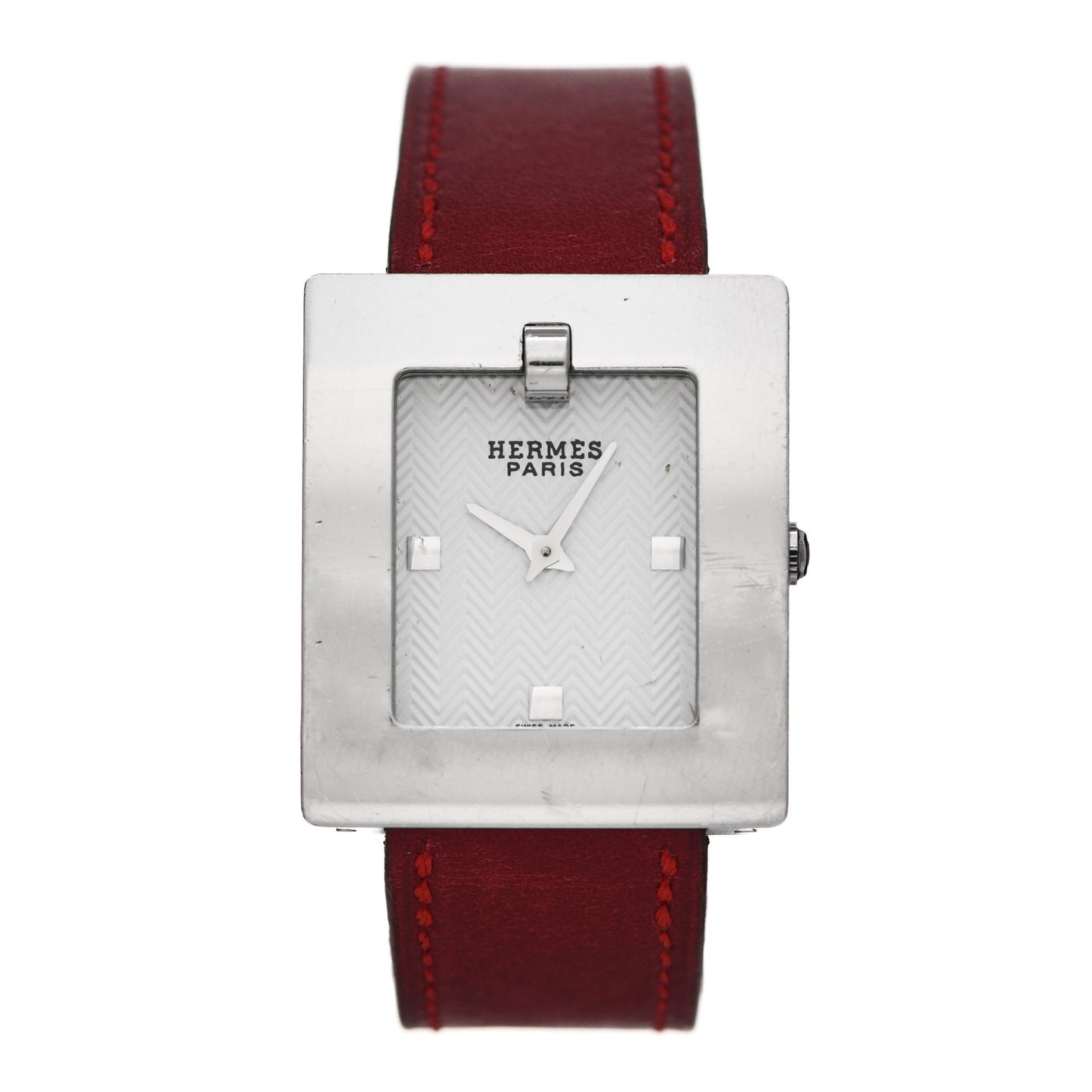 Stainless Steel Swift 26mm Belt Quartz Watch Rouge H