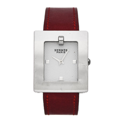 Hermes Stainless Steel Swift 26mm Belt Quartz Watch Rouge H 1 of 6