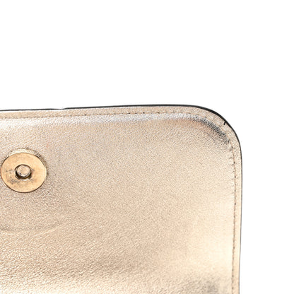 Valentino Garavani Metallic Calfskin Small VSling Shoulder Bag Gold 11 of 17