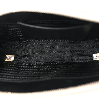 Prada Saffiano Travel Small Brique Crossbody Bag White 5 of 9