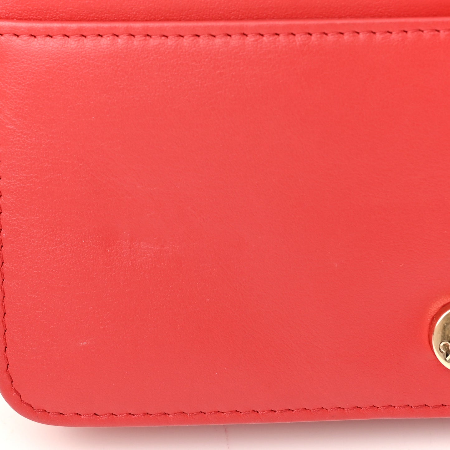 Caviar Quilted Boy Wallet On Chain WOC Red