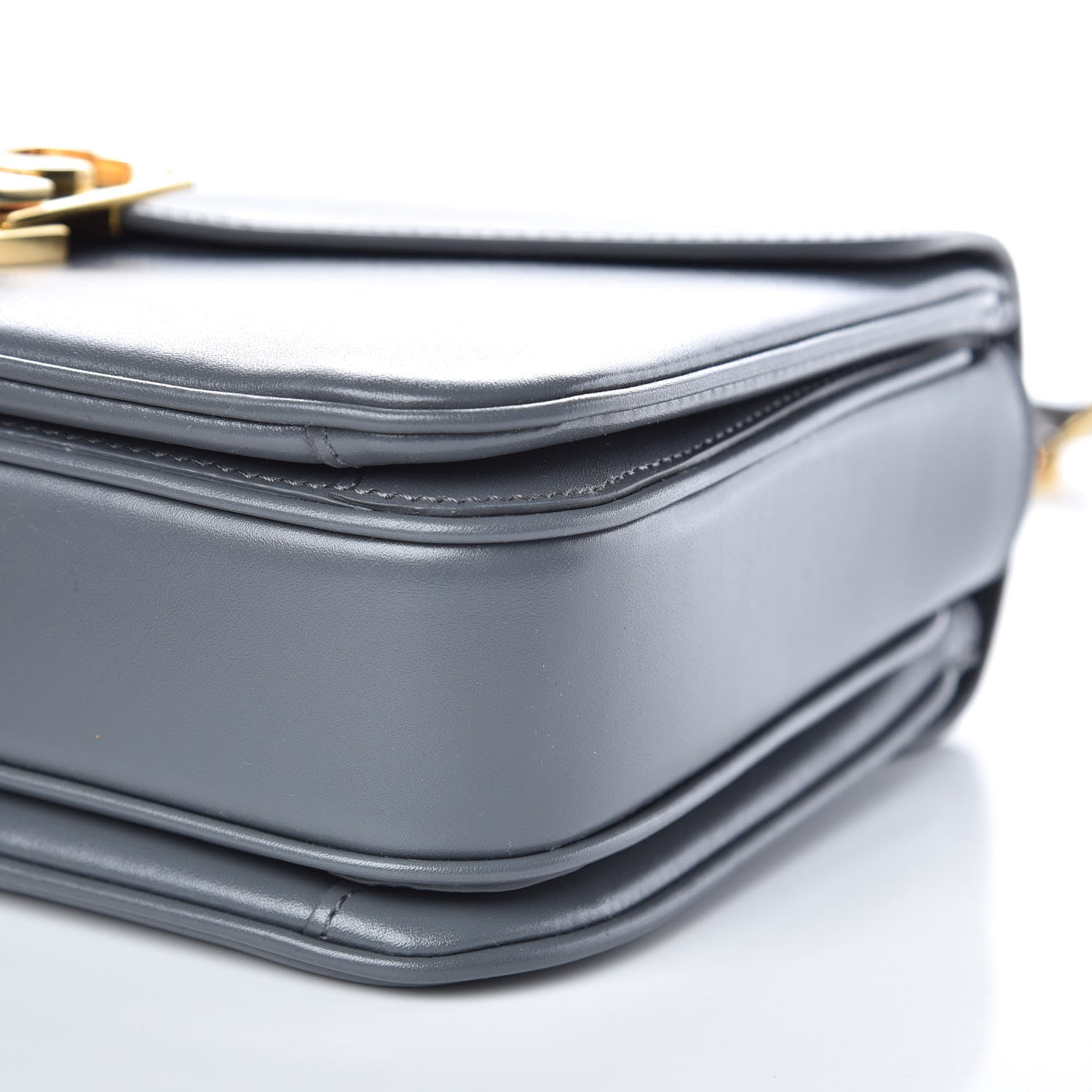 Celine Shiny Calfskin Medium C Bag Medium Grey 8 of 8