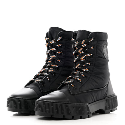 Hermes Calfskin Parachute Fresh Ankle Boots 38 Black 3 of 11