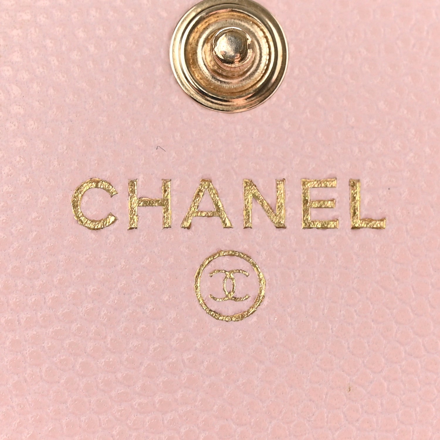 Chanel Caviar Quilted Crystal CC Large Gusset Flap Wallet Pink 6 of 17