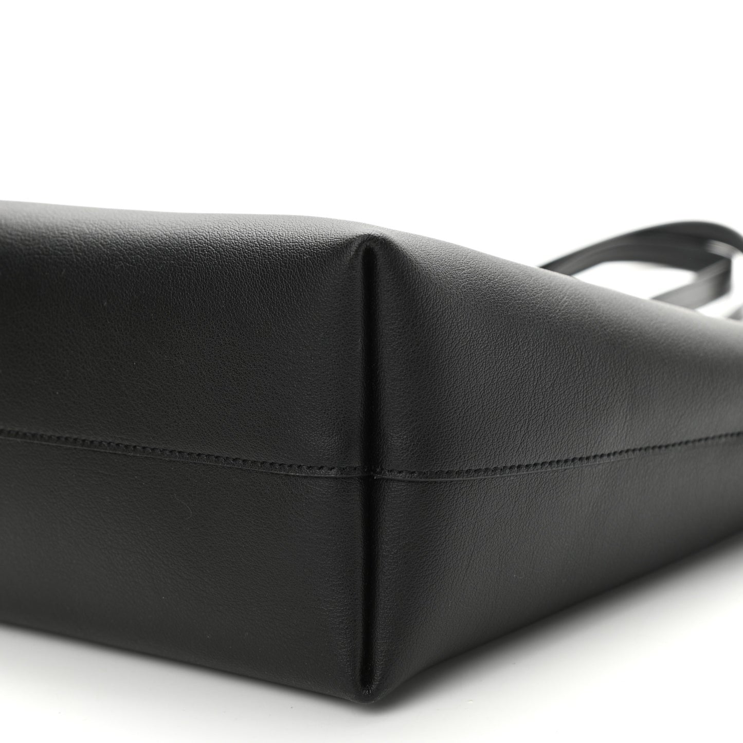 Calfskin Large Shopping Tote Black