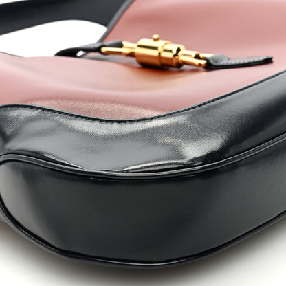 Gucci Boarded Dyana Lux Calfskin Bi-Color Medium Jackie 1961 Hobo Red Mineral Blue 7 of 8