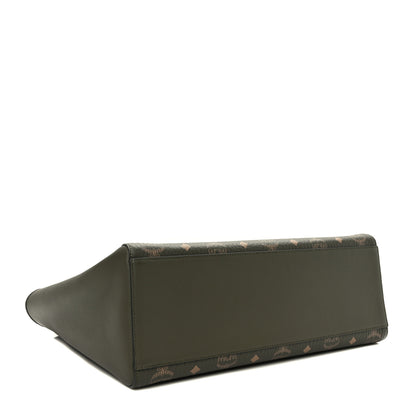 MCM Visetos Large Portuna Shopper Tote Sea Turtle 4 of 9