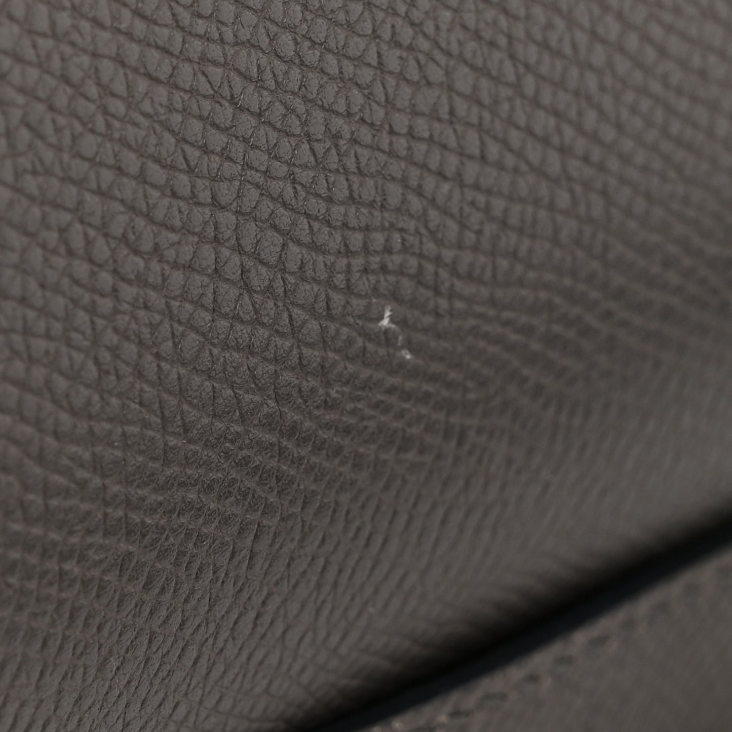 Grained Calfskin Micro Belt Bag Grey