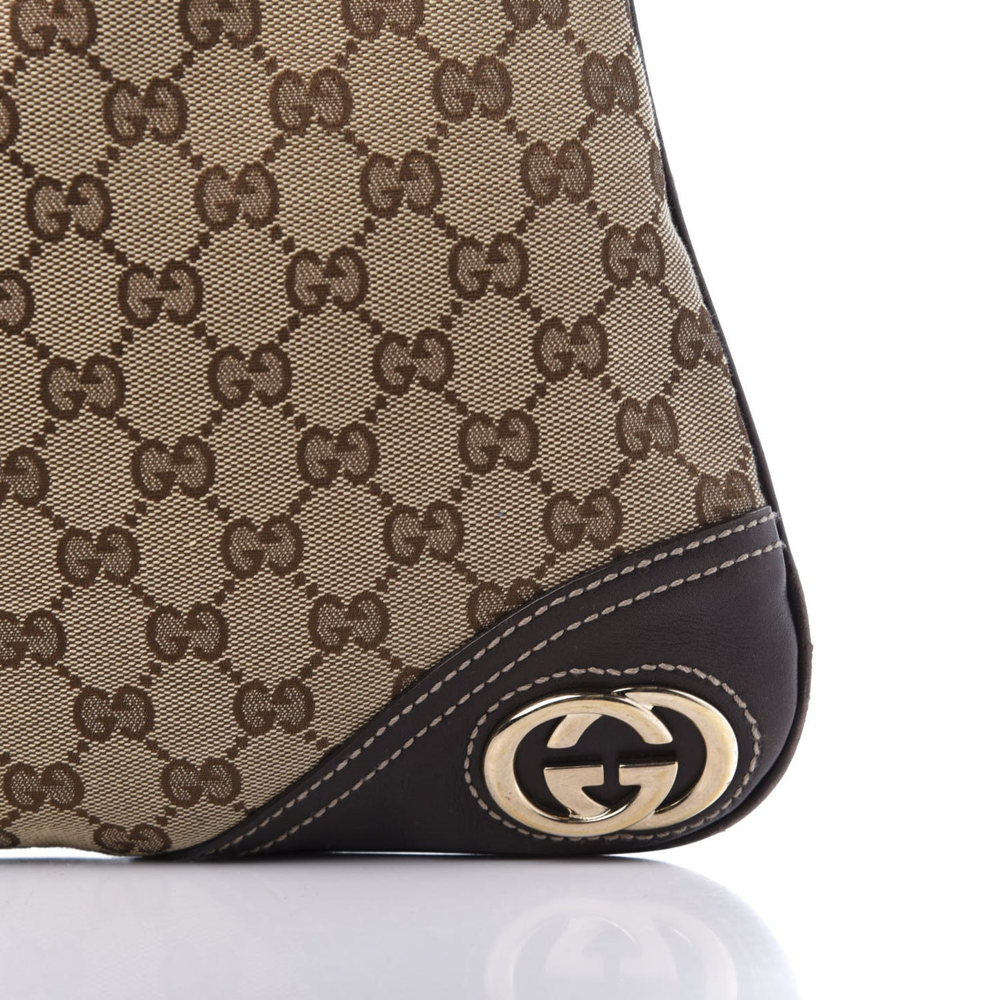 Monogram Medium New Britt Hobo Dark Brown