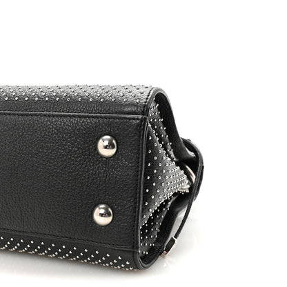 Jimmy Choo Studded Calfskin Rosalie Satchel Black 9 of 9