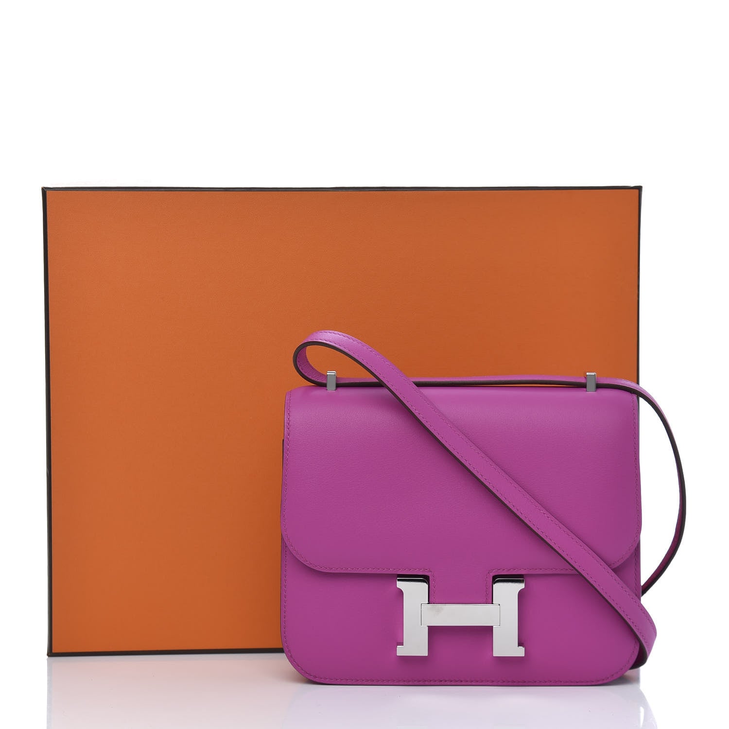Hermes Swift Constance Verso 18 Magnolia Orange 12 of 12
