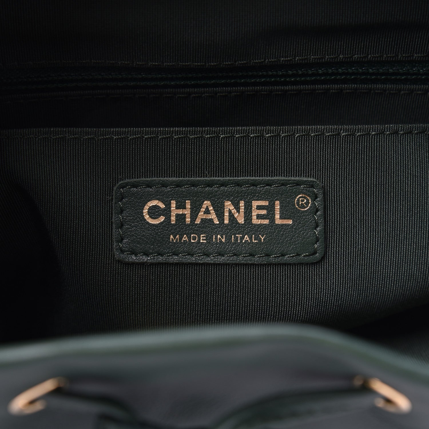 Chanel Calfskin Quilted Large Urban Spirit Backpack Dark Green 5 of 9