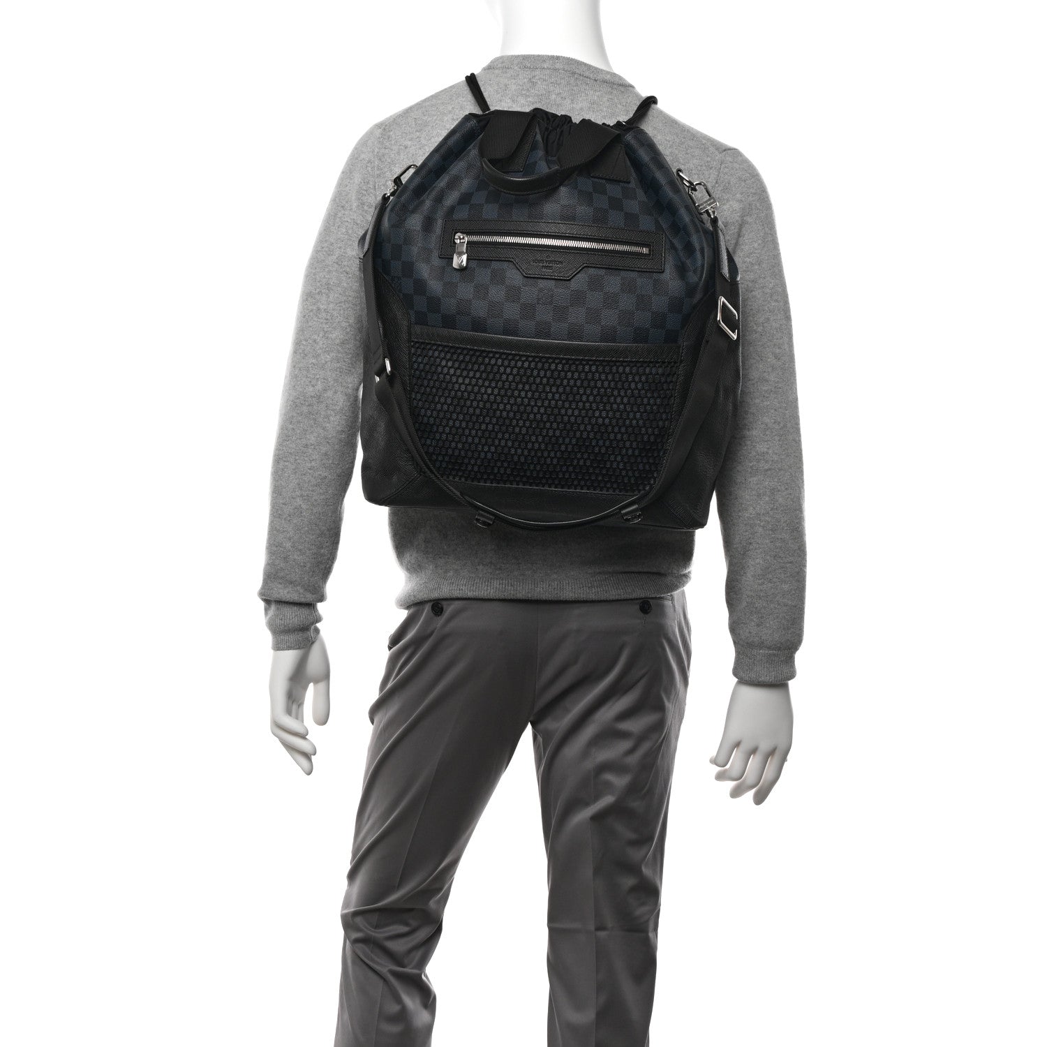 Louis Vuitton Damier Cobalt Matchpoint Backpack 2 of 10