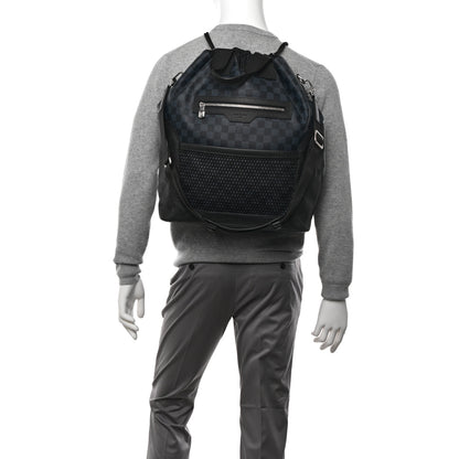 Louis Vuitton Damier Cobalt Matchpoint Backpack 2 of 10