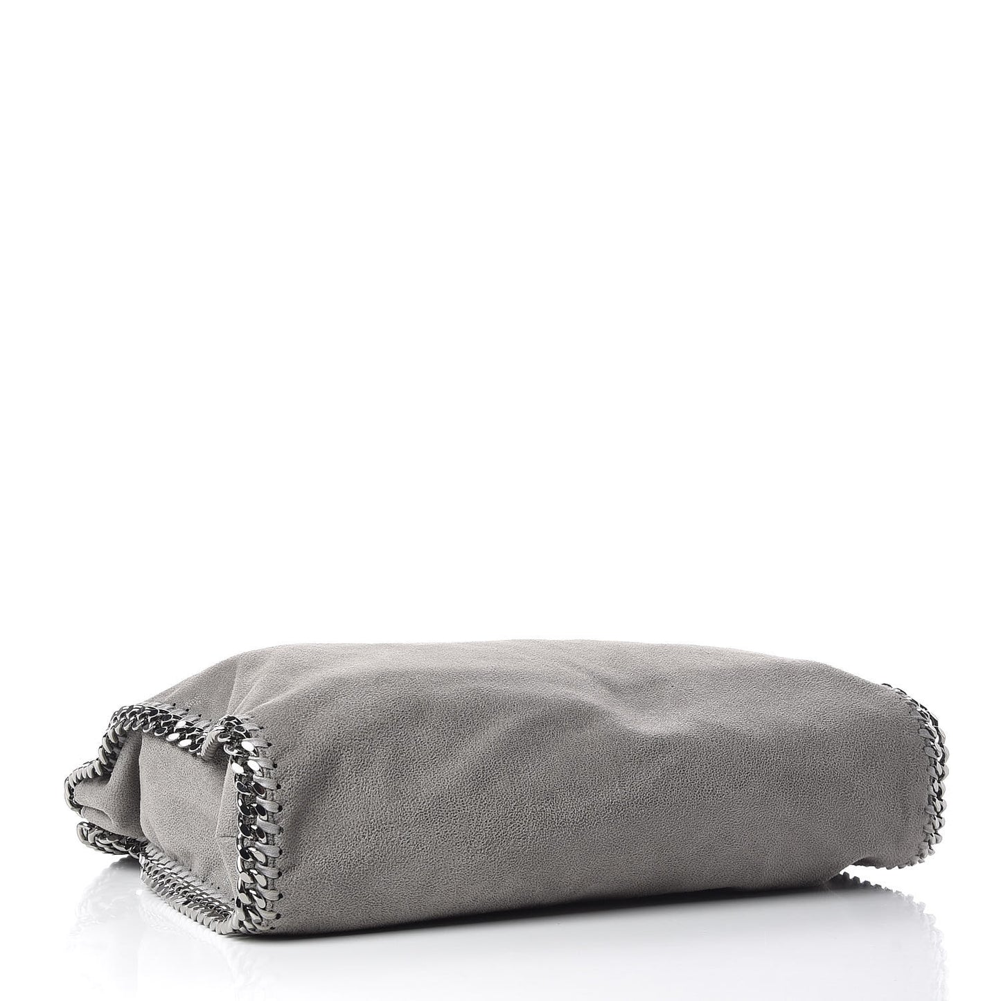Shaggy Deer Falabella Fold Over Tote Grey