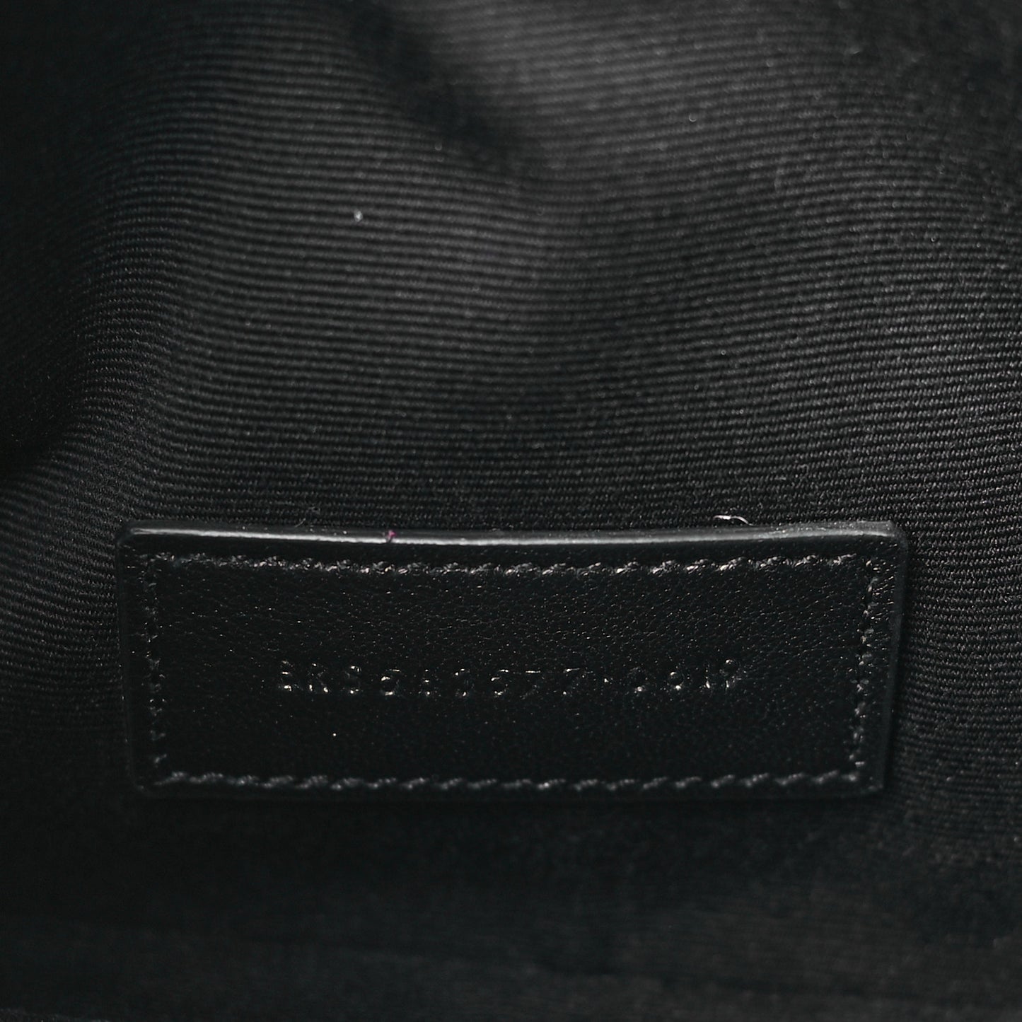 Crinkled Calfskin Matelasse Monogram Niki Bill Pouch Storm