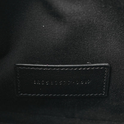 Saint Laurent Crinkled Calfskin Matelasse Monogram Niki Bill Pouch Storm 7 of 9