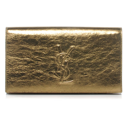 Saint Laurent Metallic Belle de Jour Clutch Gold 1 of 8