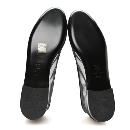 Chanel Mesh CC Ballerina Flats 40.5 Black 6 of 8