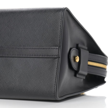 Prada Saffiano City Calfskin Medium Esplanade Tote Black 10 of 10