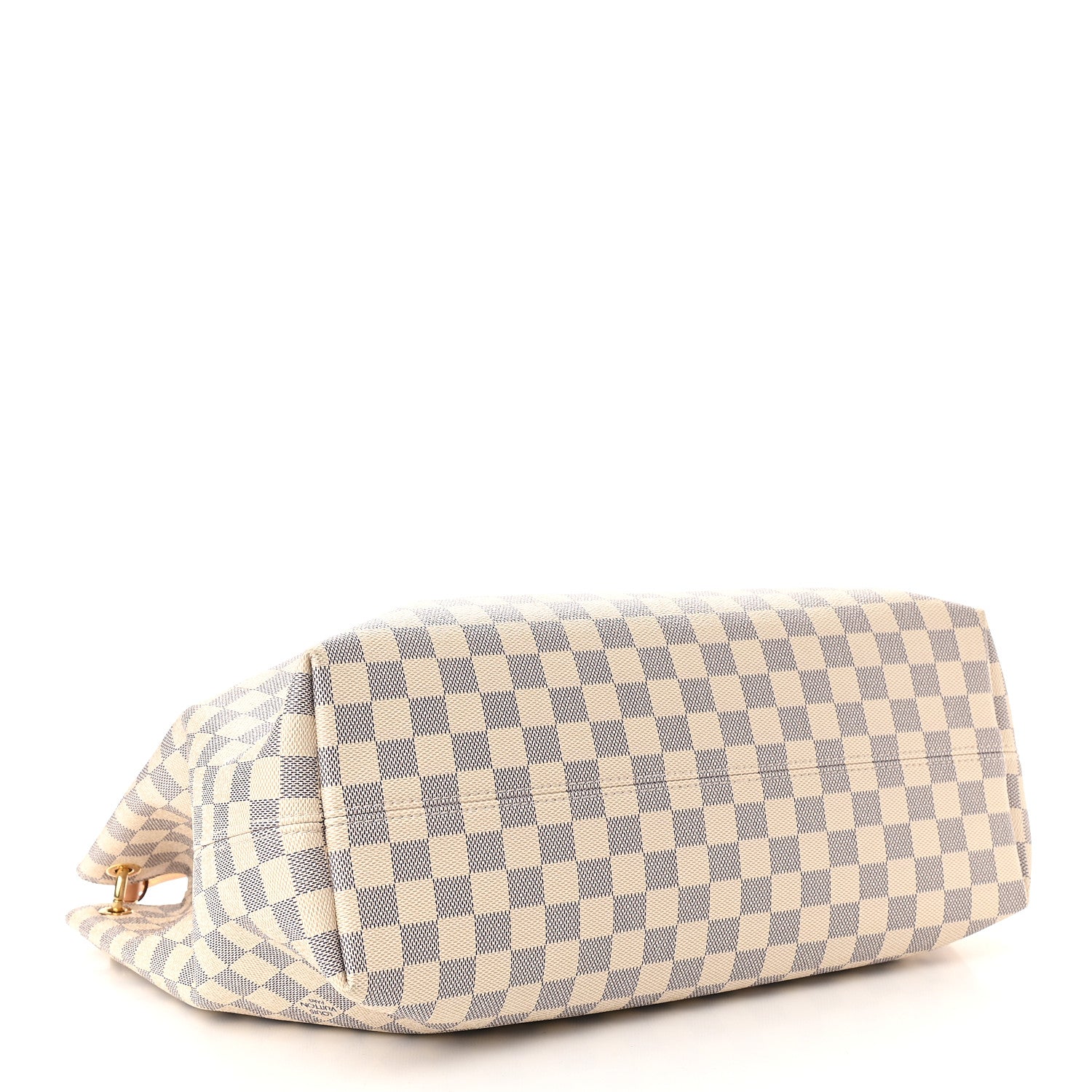 Louis Vuitton Damier Azur Graceful MM Rose Ballerine 3 of 7