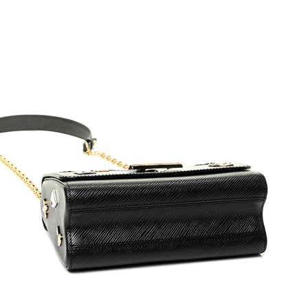 Louis Vuitton Epi Love Lock Twist Shoulder Bag MM Black 3 of 4
