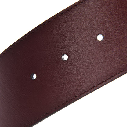 Gucci Calfskin Crystal Double G 55mm Belt 80 32 Burgundy 5 of 7