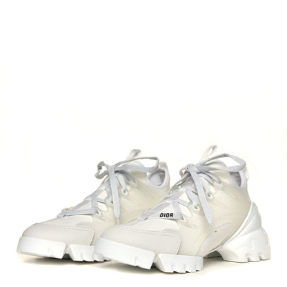 Christian Dior Technical Fabric Rubber Womens D-Connect Sneakers 36.5 White 3 of 12