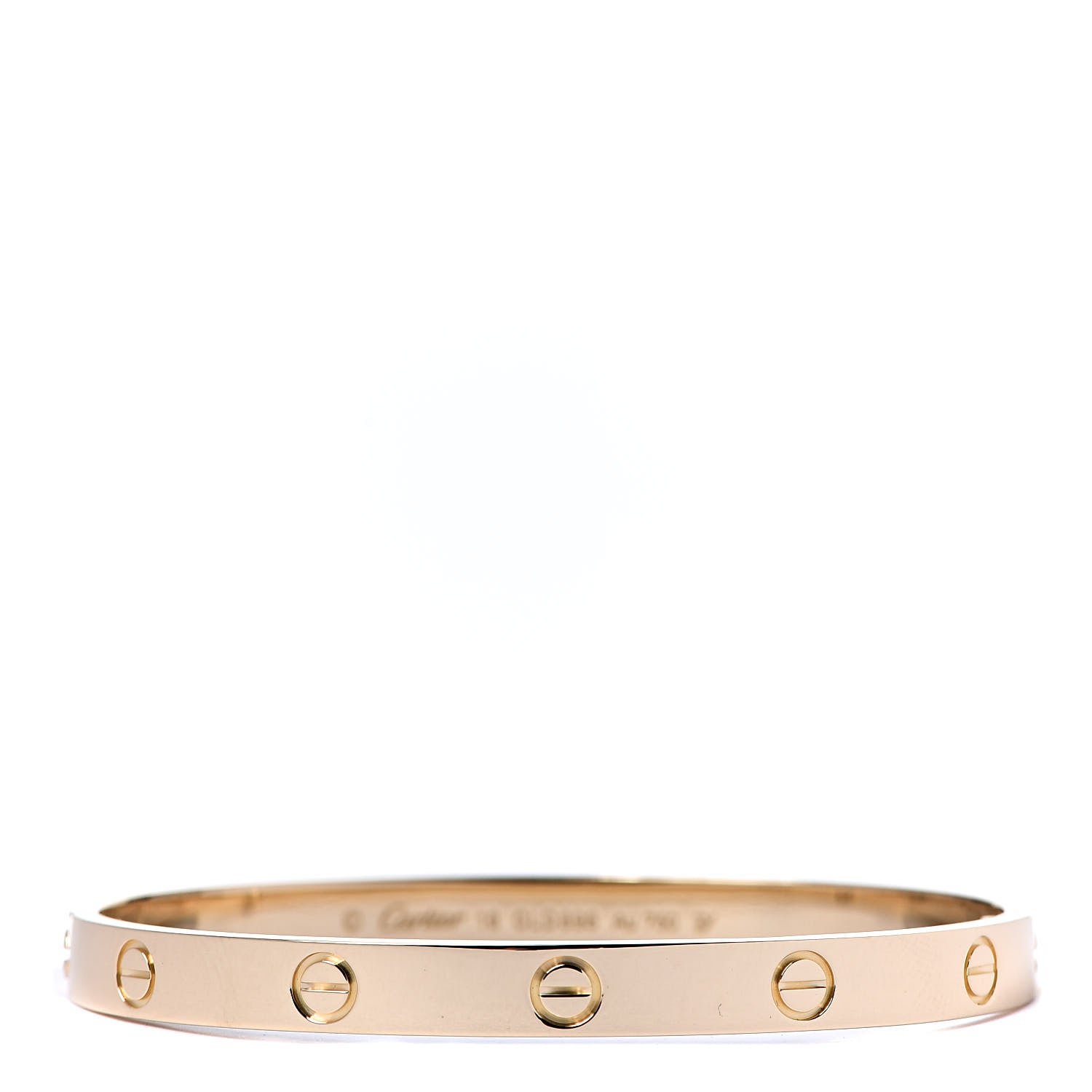 Cartier 18K Yellow Gold LOVE Bracelet 18 1 of 6