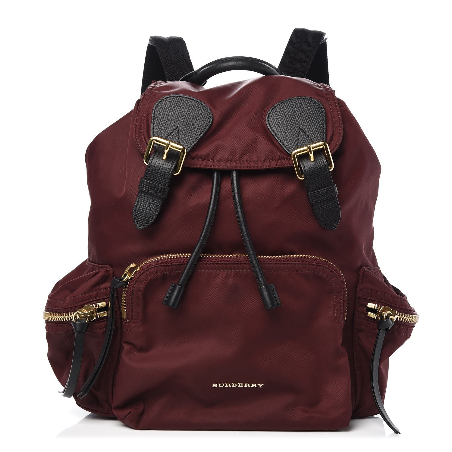Burberry Nylon Large Rucksack Backpack Burgundy Red 314016 – FASHIONPHILE