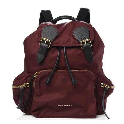 Burberry Nylon Large Rucksack Backpack Burgundy Red 1 of 10