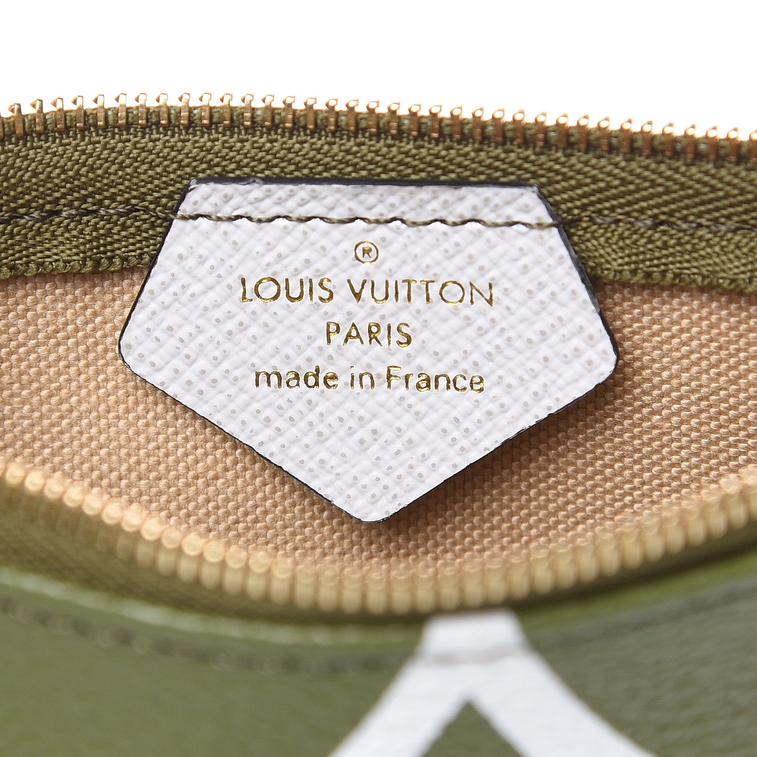 Louis Vuitton Monogram Giant Micro Pochette Accessories Kaki White 7 of 8