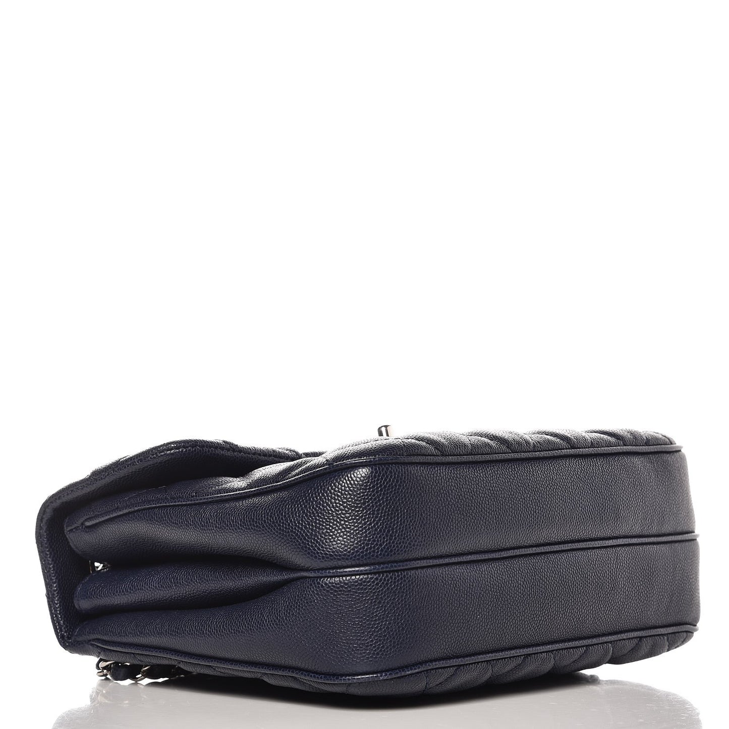 Caviar Quilted Medium Urban Companion Flap Navy