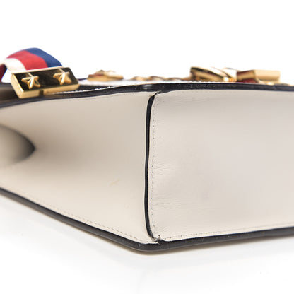 Gucci Calfskin Small Sylvie Shoulder Bag Off White 8 of 12