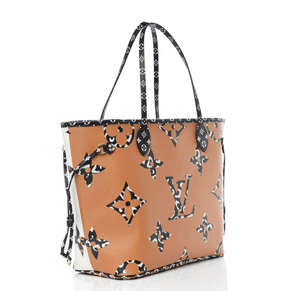 Louis Vuitton Monogram Giant Jungle Neverfull MM Ivory 5 of 13